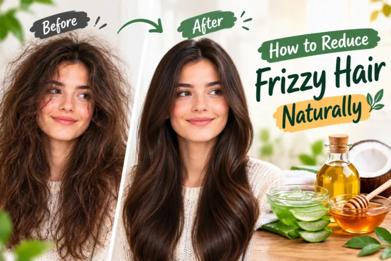 How to Reduce Frizzy Hair Naturally