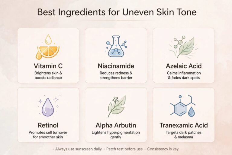 Best Ingredients for Uneven Skin Tone